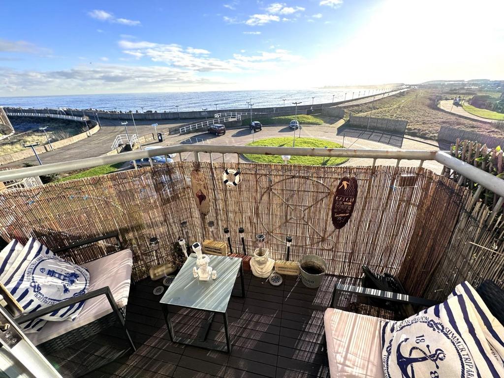 Sea view from balcony