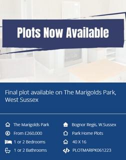 2 bedroom park home for sale, Marigolds Park