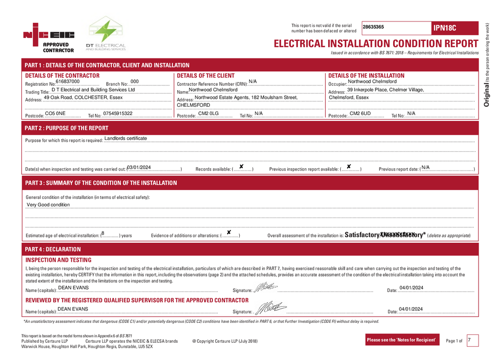 EPC Certificate