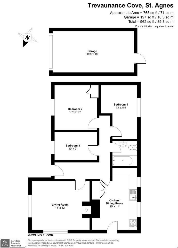 Trevaunance Cove, St Agnes, Nr. Truro, Cornwall 3 bed detached bungalow