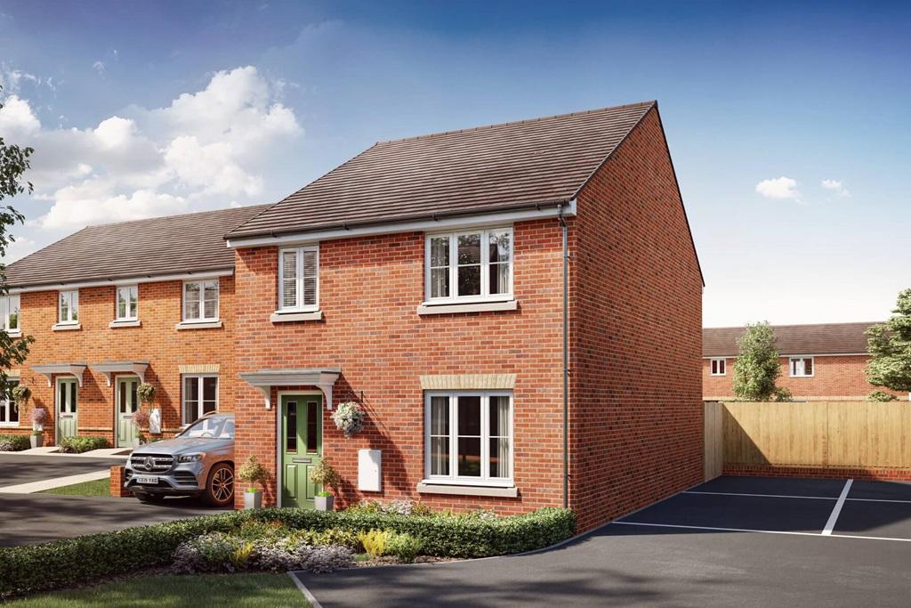 Artist impression of a 3 bedroom Huxford home