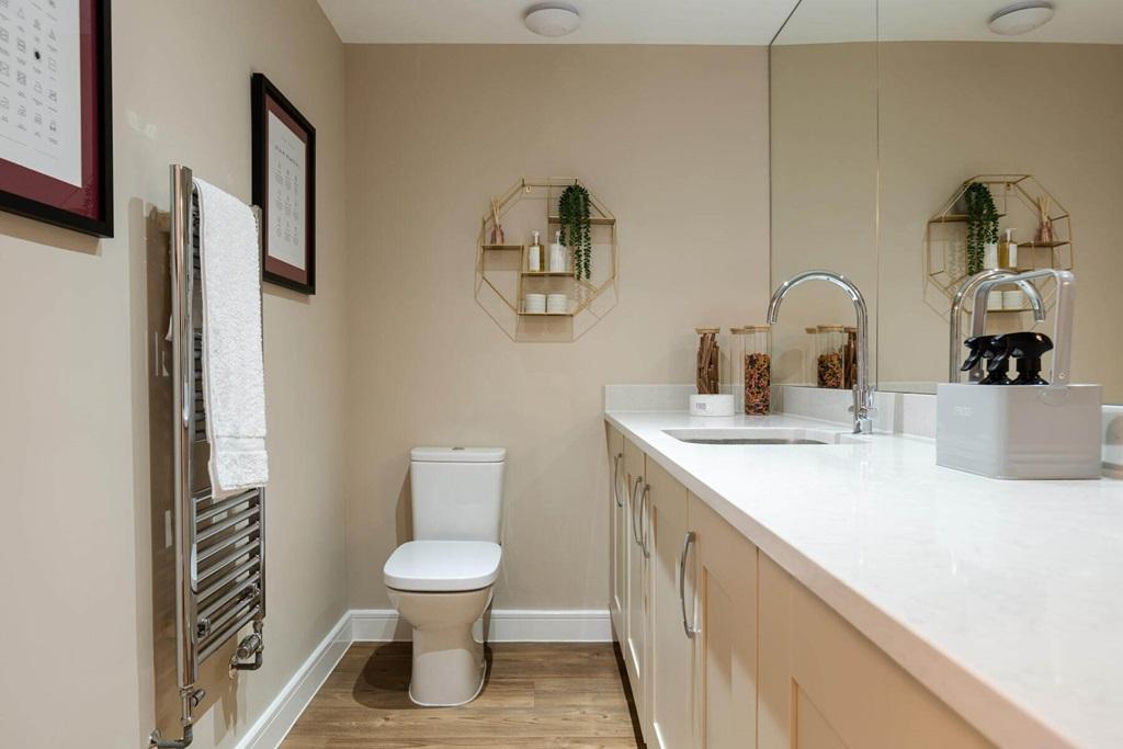 A cloakroom/utility area is the perfect place...