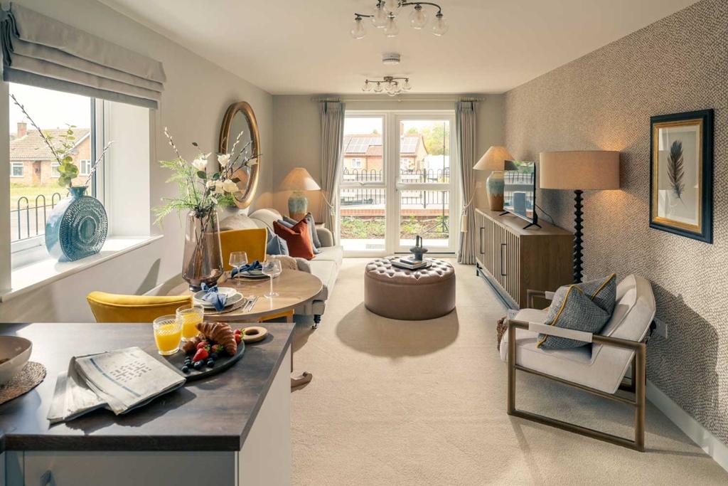 Waveney Place Show Apartment - Living Room 