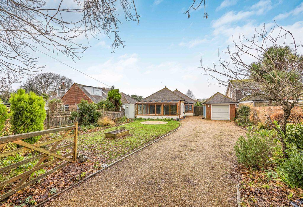Salterns Lane, Hayling Island, Hampshire 4 bed detached bungalow for