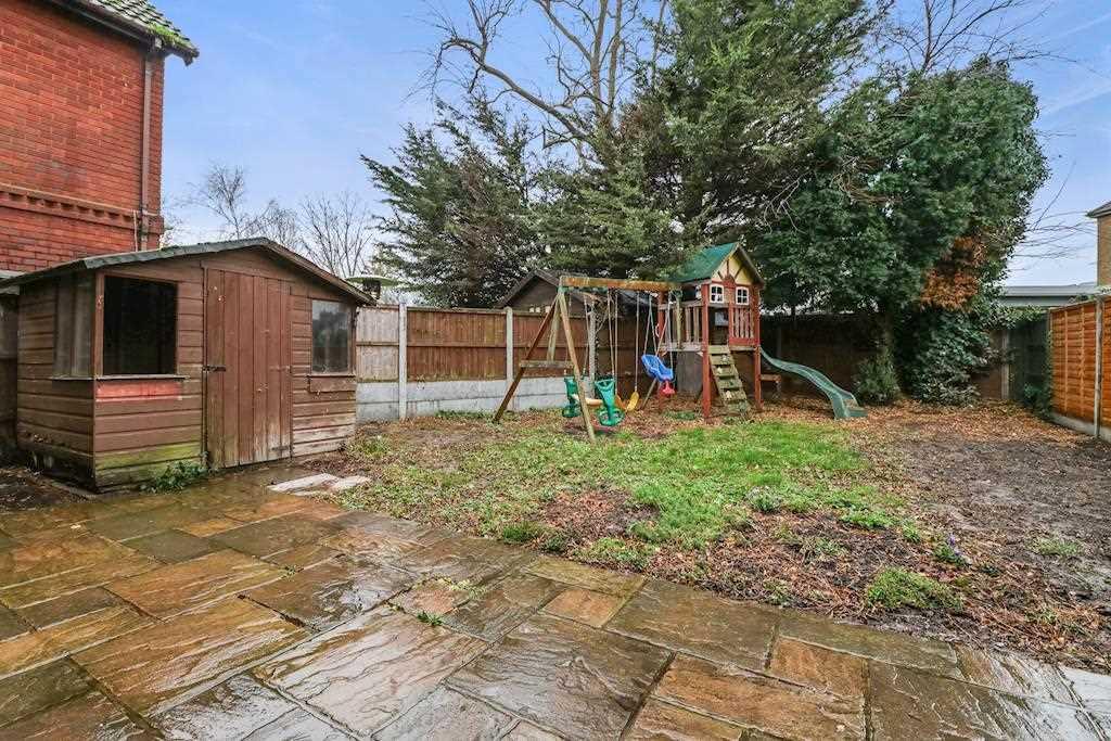 Private rear garden