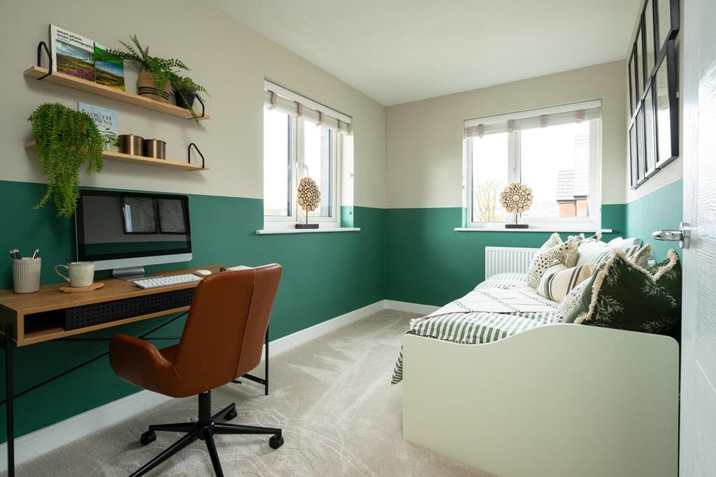 Bedroom 4 could be used as a study if working...