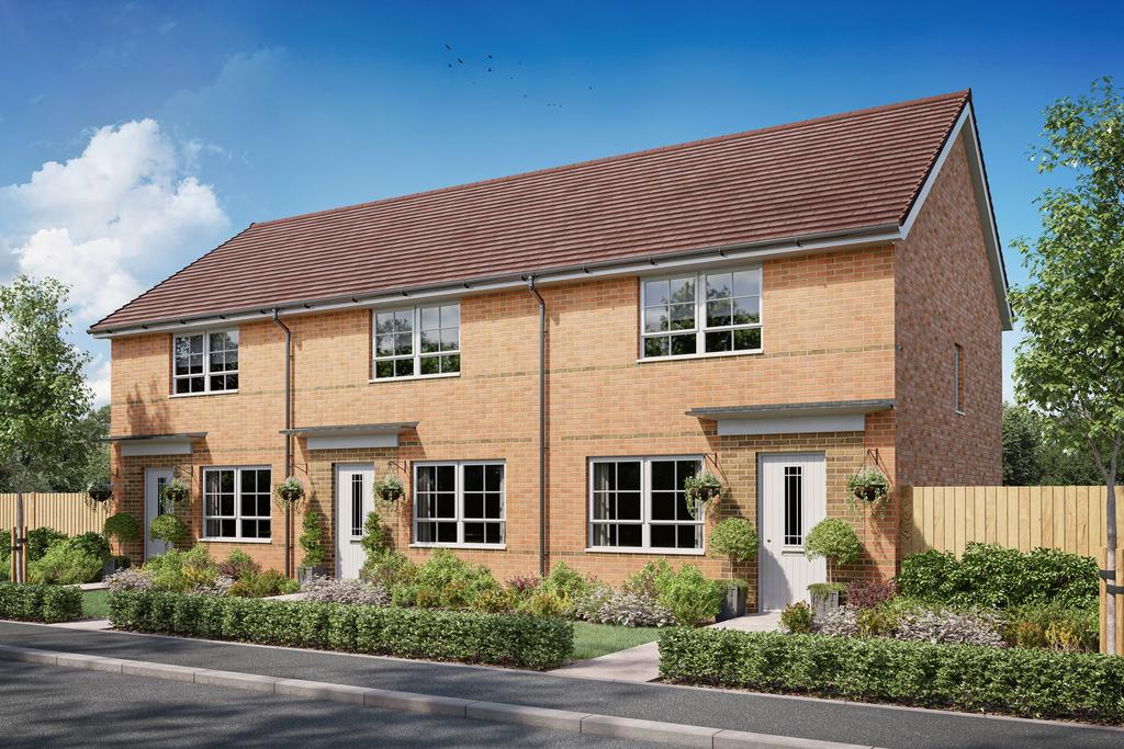 Exterior CGI view of our 2 bed Roseberry home