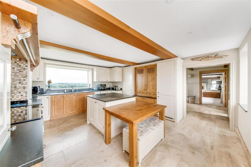 Open plan breakfast kitchen