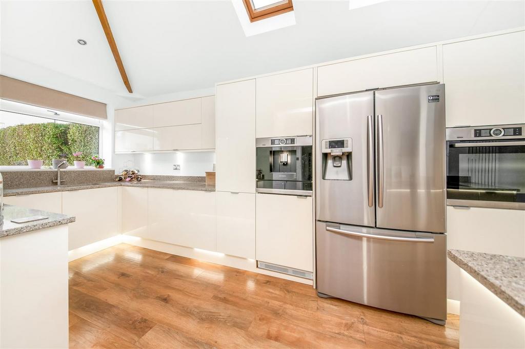 Open plan living dining kitchen
