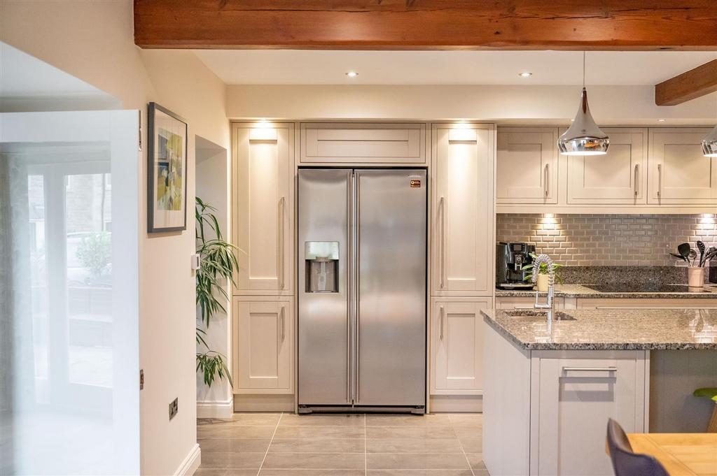 Open plan living dining kitchen