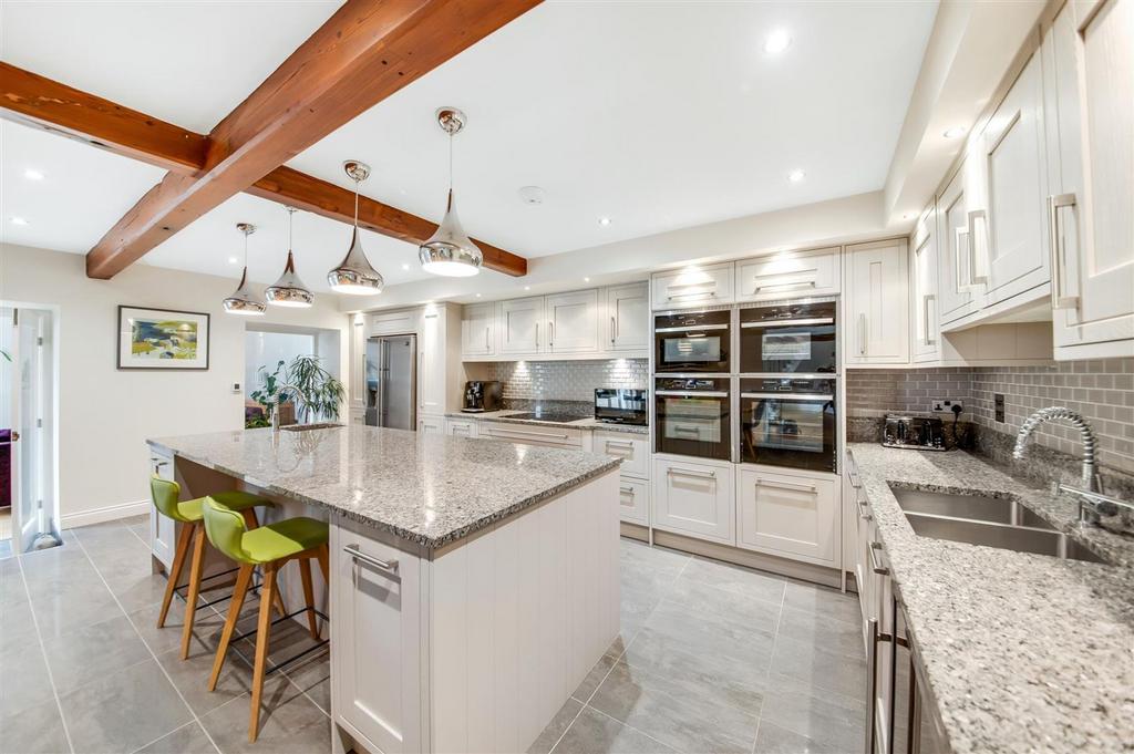 Open plan living dining kitchen