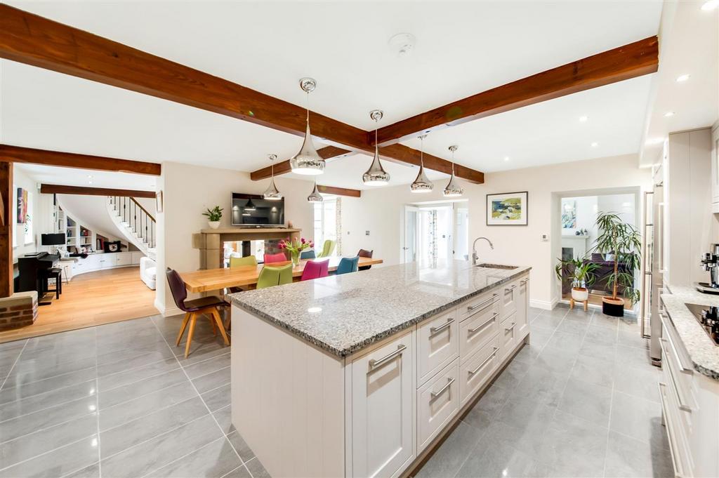 Open plan living dining kitchen