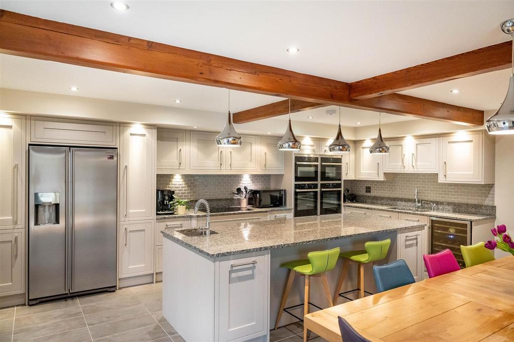 Open plan living dining kitchen