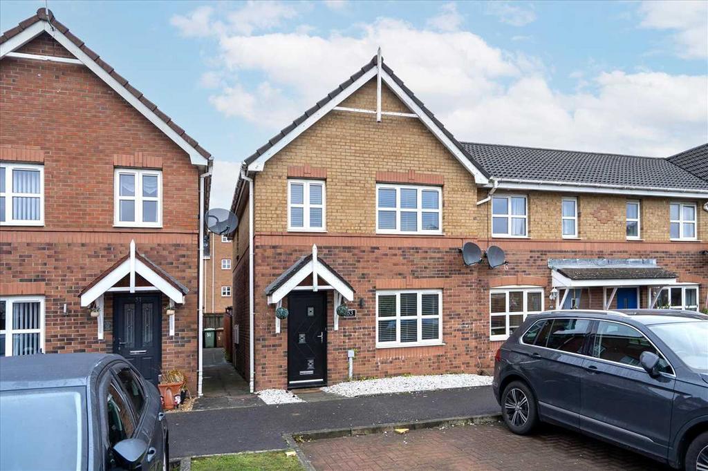 53 Kersehill Crescent, FK2 9GH 3 bed end of terrace house for sale £