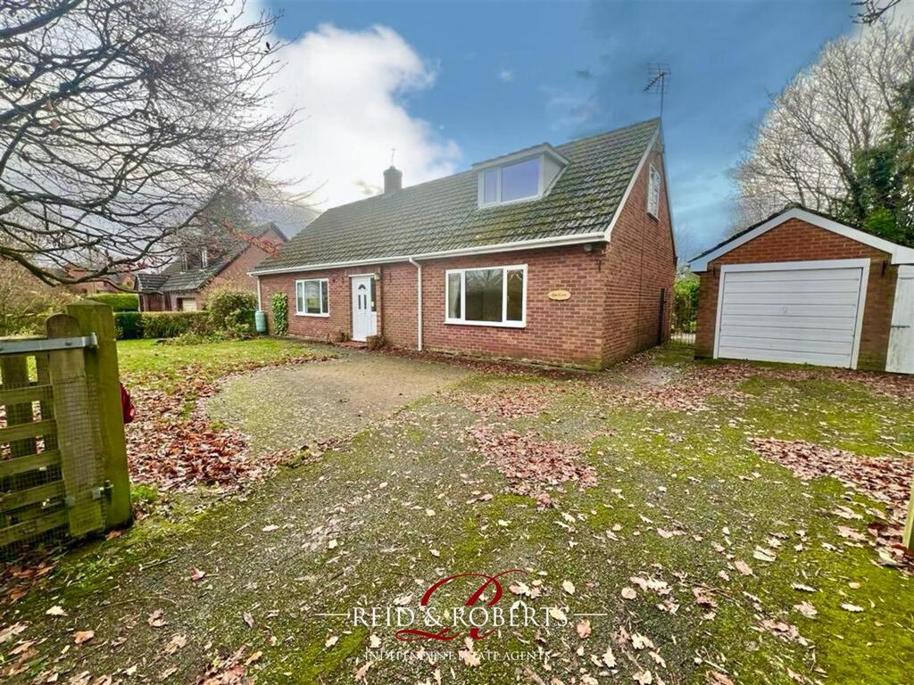 Grange Road, Bronington, Whitchurch 4 bed detached bungalow for sale