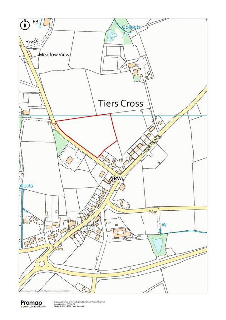 Land at Tiers Cross, Tiers Cross Property for sale £120,000