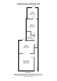 3 bedroom terraced house for sale, College Gardens, Edmonton, N18