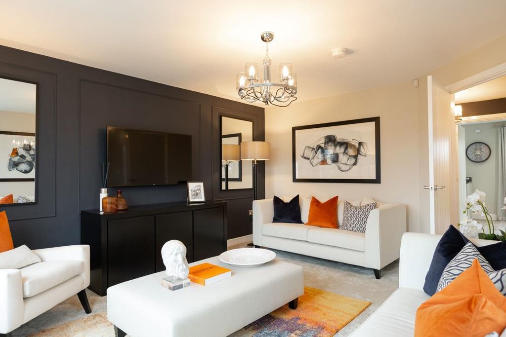 A spacious lounge creates a hub for family life
