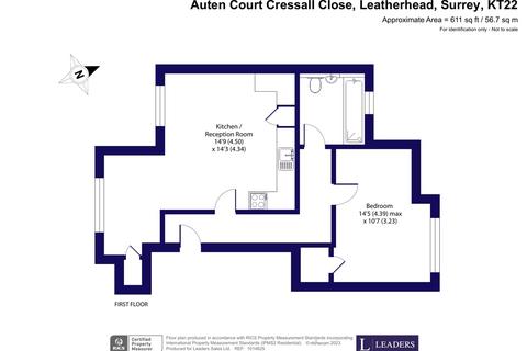 1 bedroom apartment for sale, Cressall Close, Leatherhead, Surrey