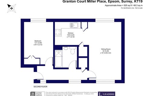 1 bedroom apartment for sale, Miller Place, Epsom, Surrey
