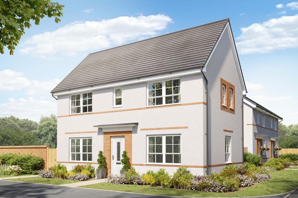 Exterior CGI view of our 3 bed Ennerdale home...