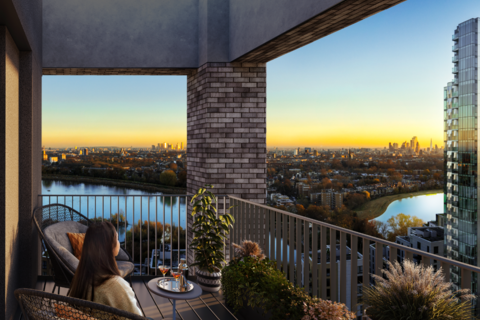 2 bedroom apartment for sale, Plot B2.04.01 at Woodberry Down, Riverside Apartments, Woodberry Grove N4