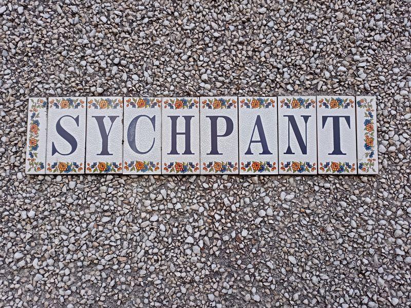 Sychpant Name Plaque