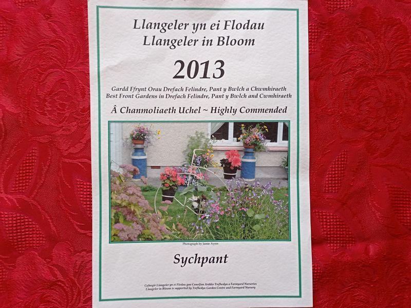 Garden Award in 2013