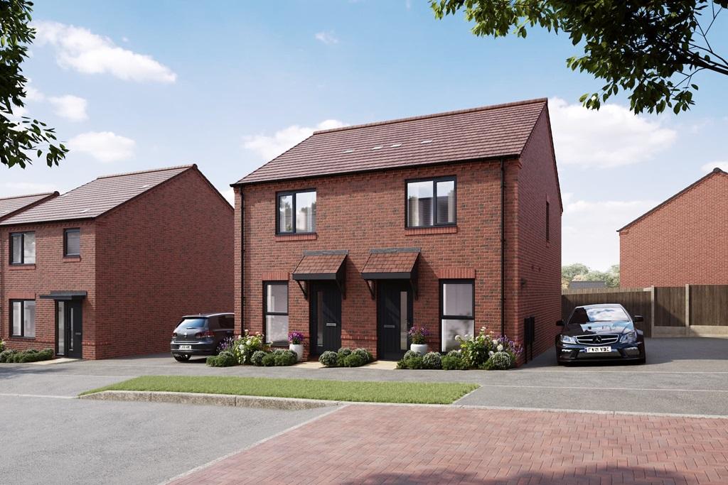 Artists impression of plot 143 at Gresley Meadow