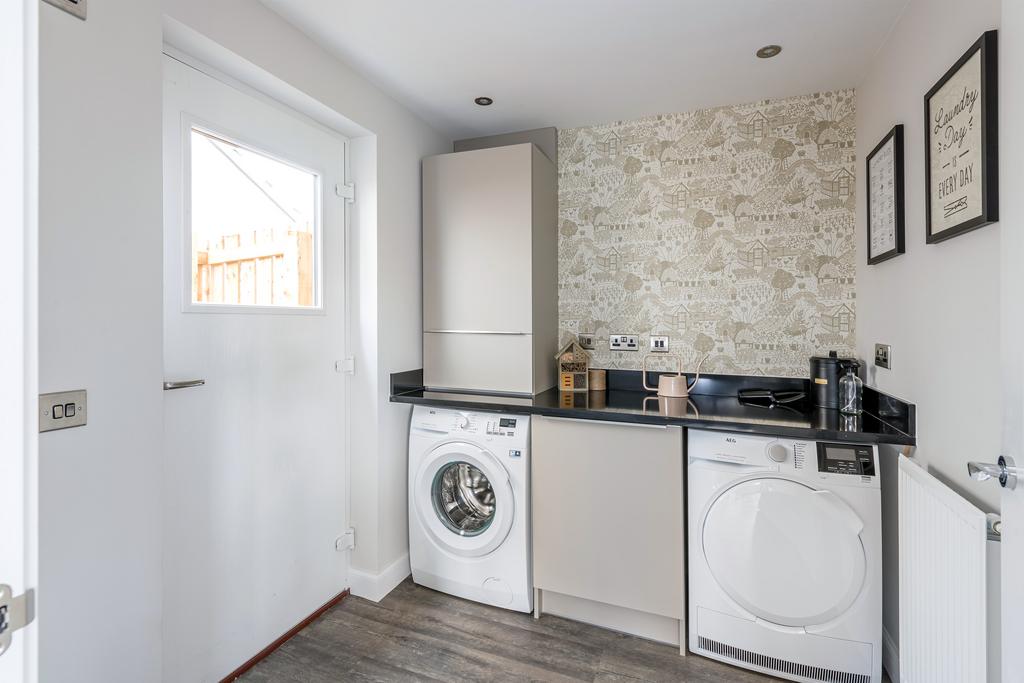 Utility room in 4 bed home