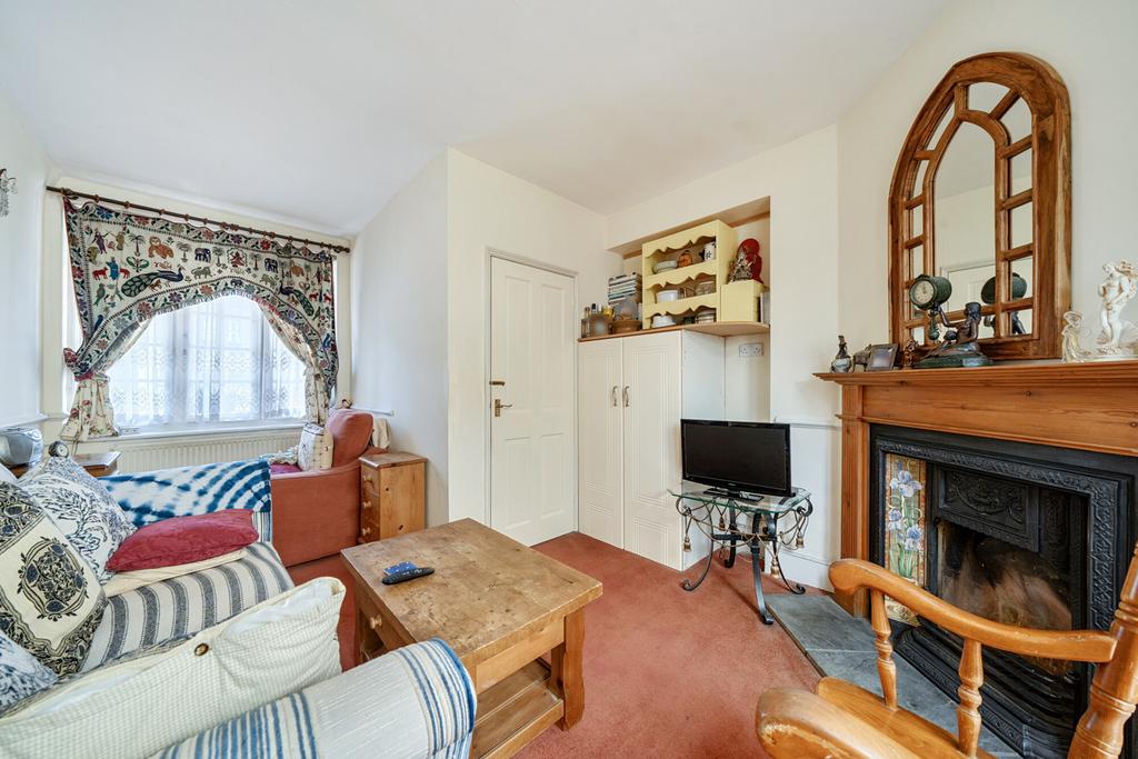 Living room, fireplace