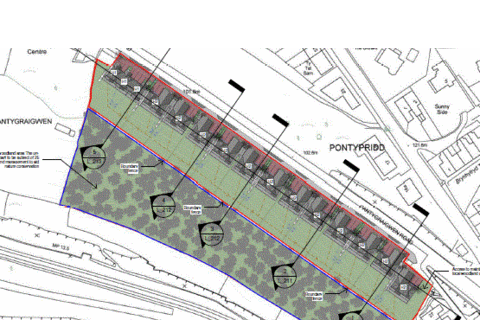 Land for sale, Pantygraigwen Road, Pontypridd, Rhondda Cynon Taf