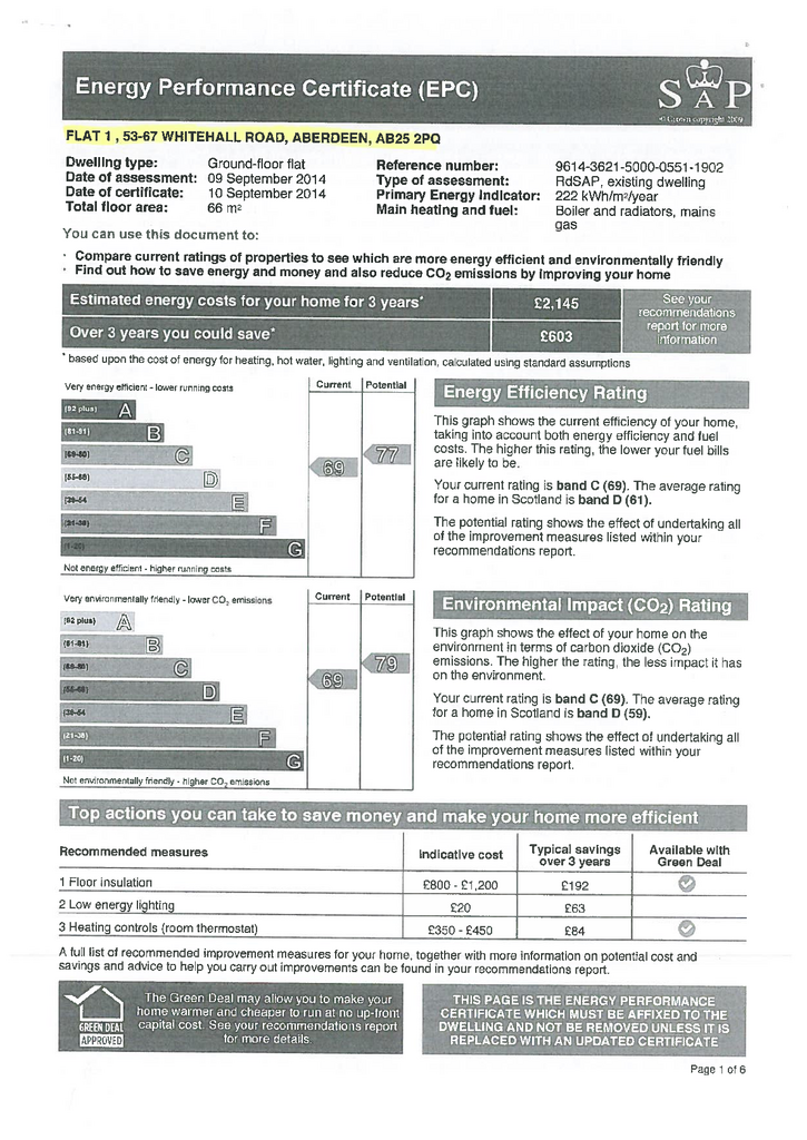 EPC Certificate