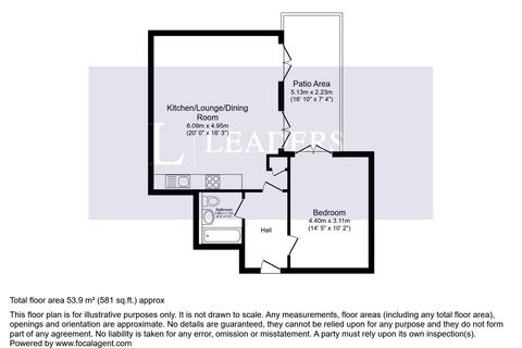 1 bedroom flat to rent, Marischal Road, Lewisham, SE13