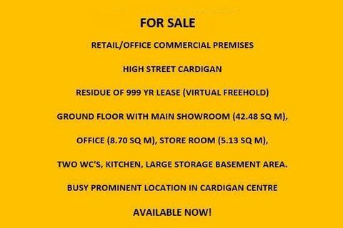 Property for sale, High Street, Cardigan, Ceredigion, SA43 1HJ