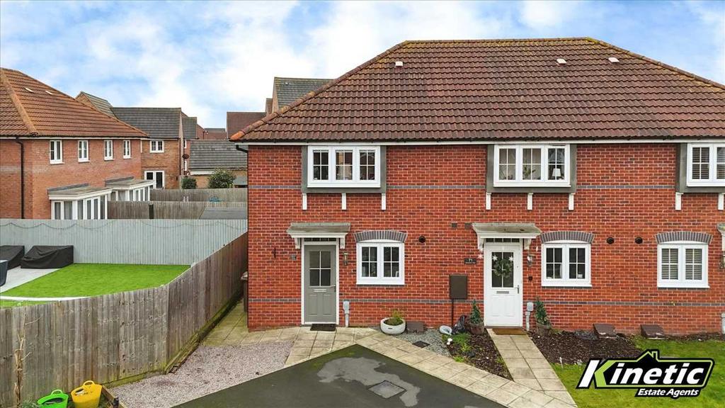 Vespasian Way, North Hykeham 3 bed end of terrace house £220,000
