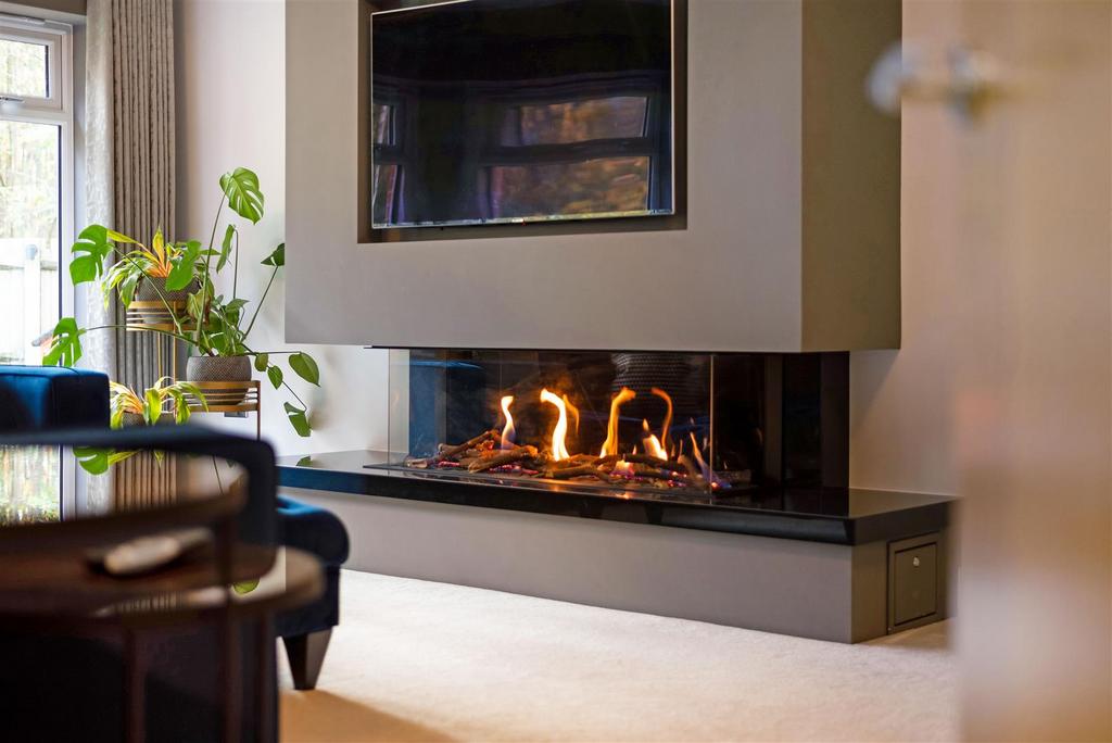 Living room fire
