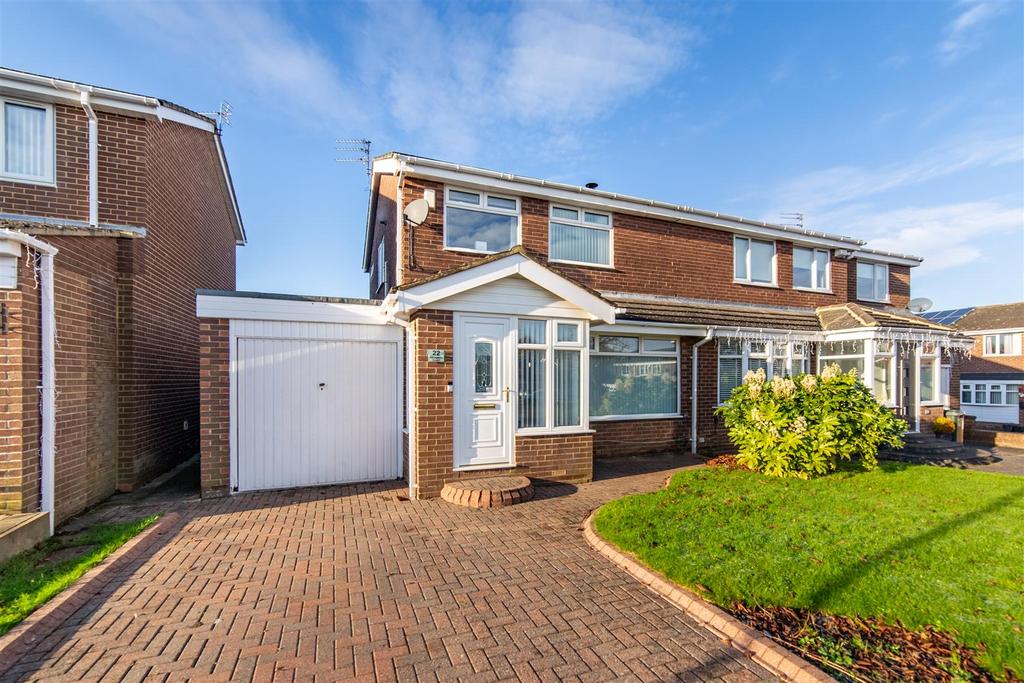 Abingdon Court, Kingston Park, Newcastle Upon Tyne 3 bed semidetached
