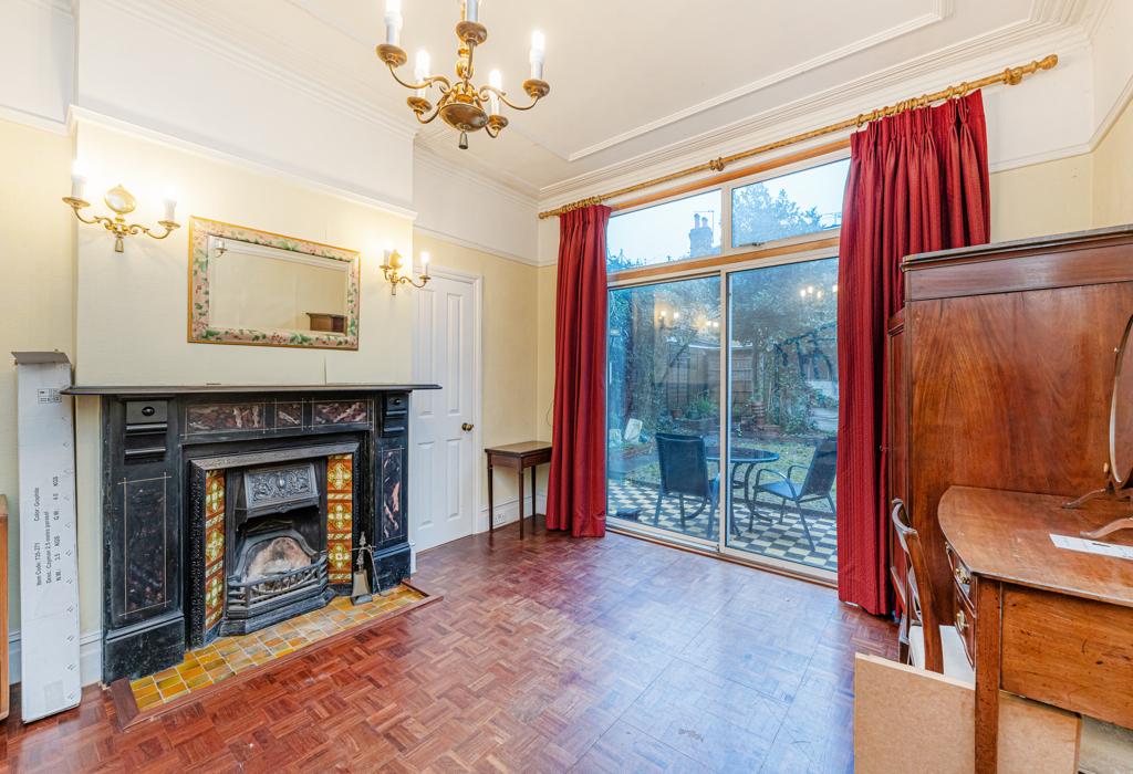 Wades Hill, living room, fireplace