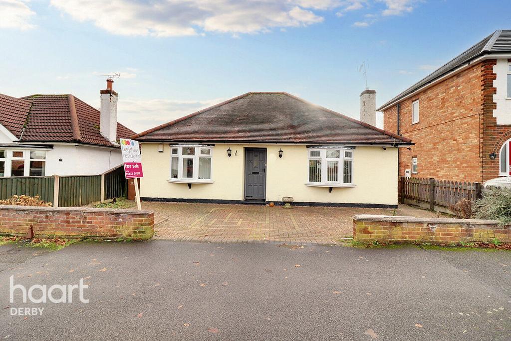 Brayfield Road, Littleover 3 bed detached bungalow £270,000