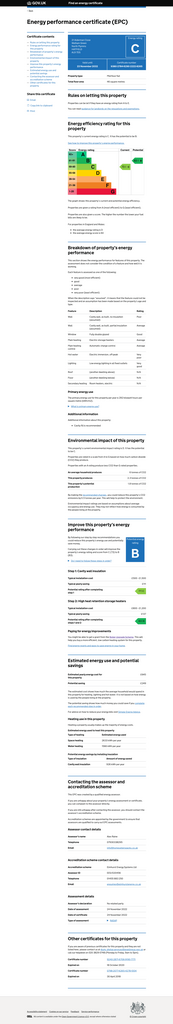 EPC Certificate