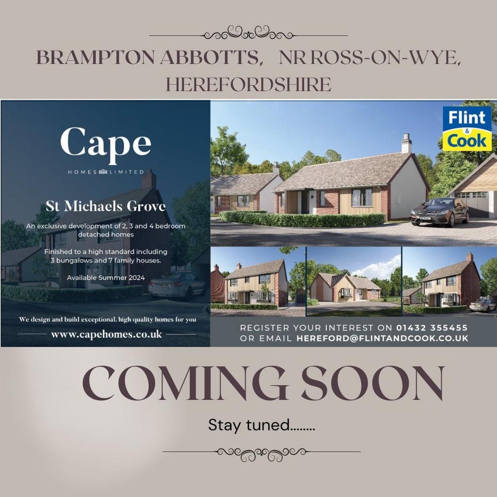 St Michaels Grove, Brampton Abbotts, RossonWye, HR9 4 bed detached