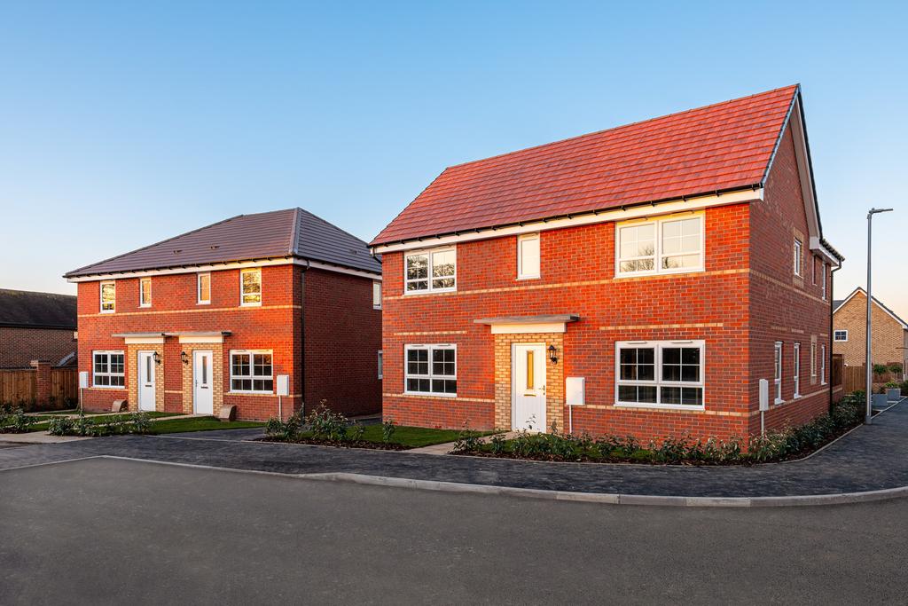 Exterior view of our 3 bed Ellerton and 4 bed...
