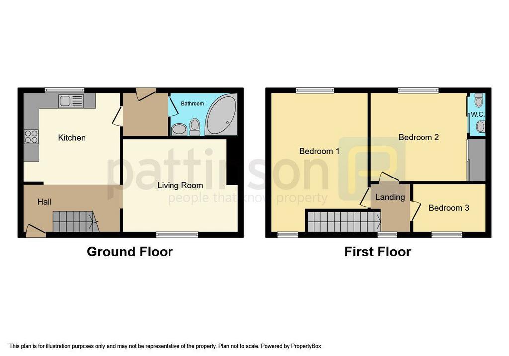 Jamieson Terrace, South Hetton, Durham, DH6 2SR 3 bed terraced house