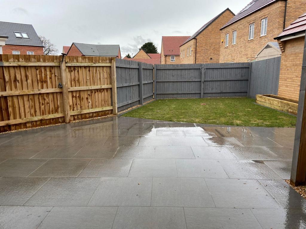 Rear garden
