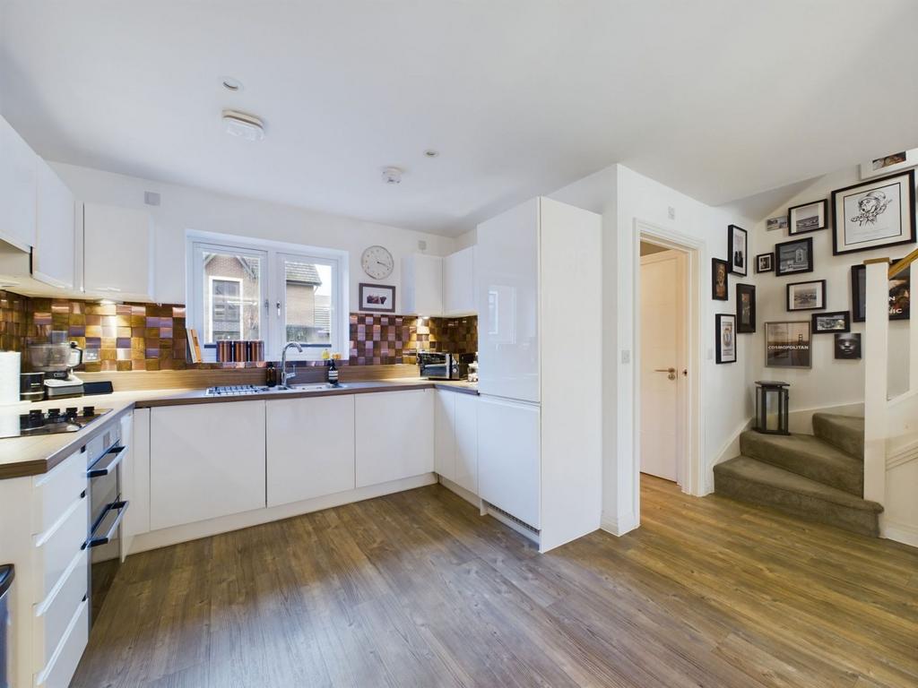 Open plan kitchen / living / dining room