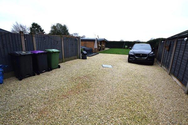 Parking and rear garden