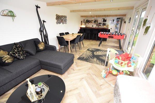 Inside summerhouse