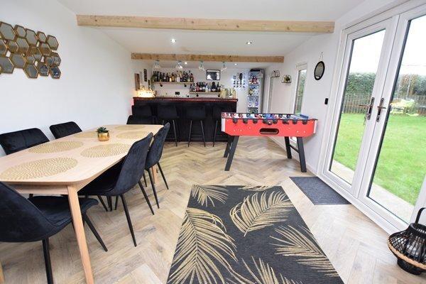 Inside summerhouse