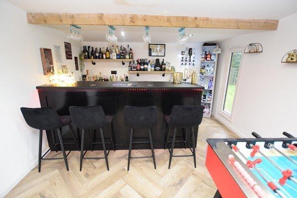 Inside summerhouse